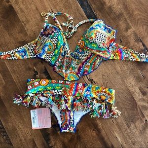 Luli Fama tassel bikini